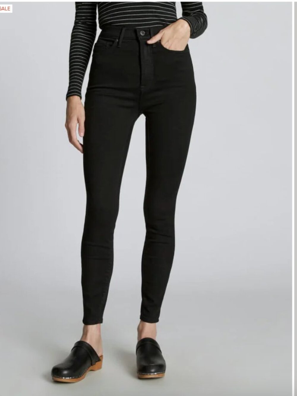 EVERLANE Black Way High Skinny Jeans Size 29